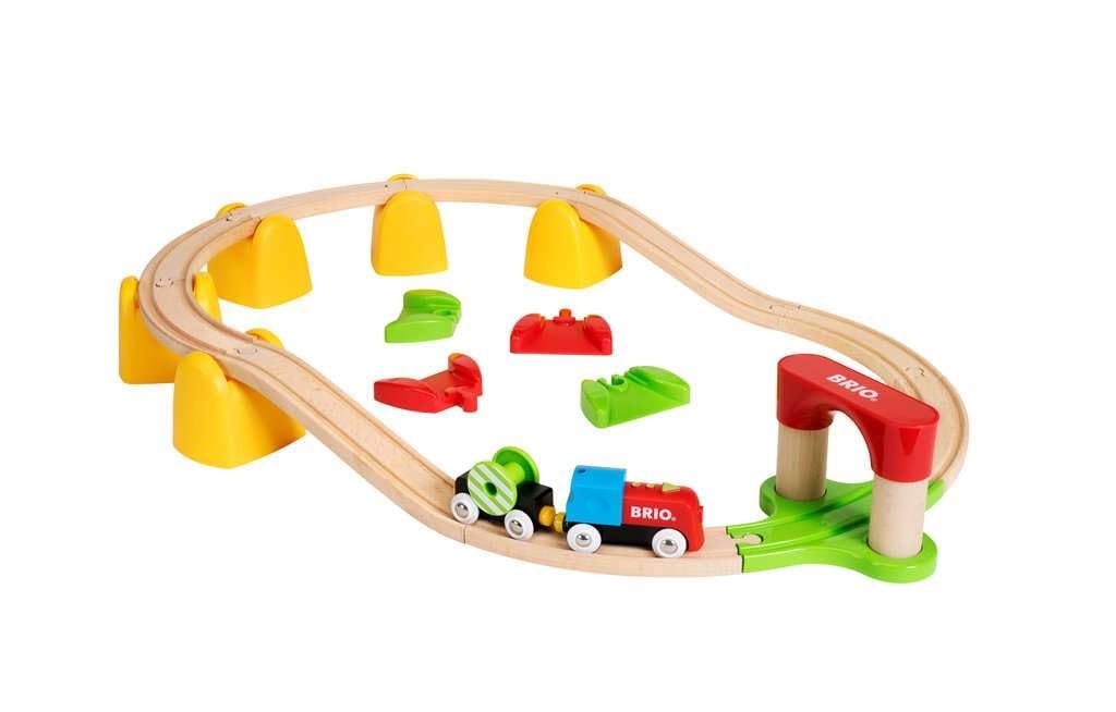 25 Piece Wood Train Set F956