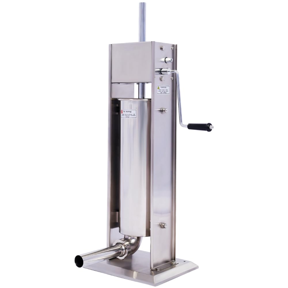 Vertical Stainless Steel Manual Sausage Stuffing Machine with 4 Filling Tubes U205027