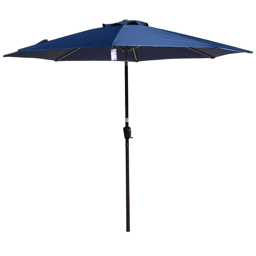 Red Patio Umbrella with Tilt and Crank L18585