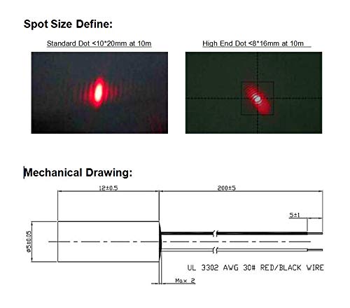 650nm Red Dot Laser Diode Module K3191