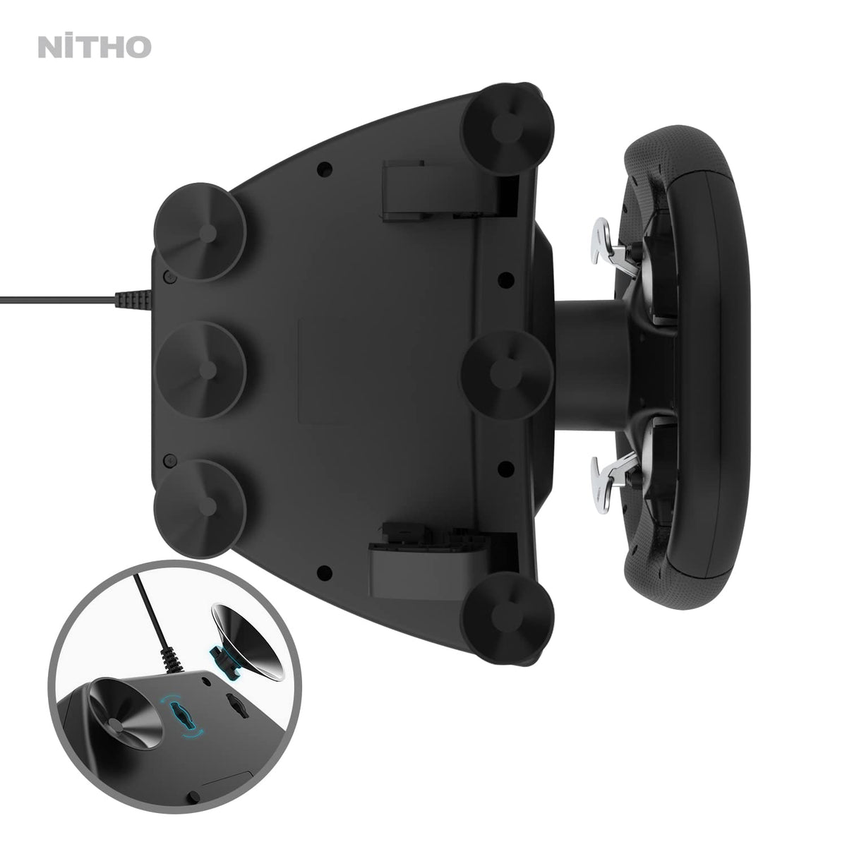 Steering Wheel with Pedals & Shifter W181217