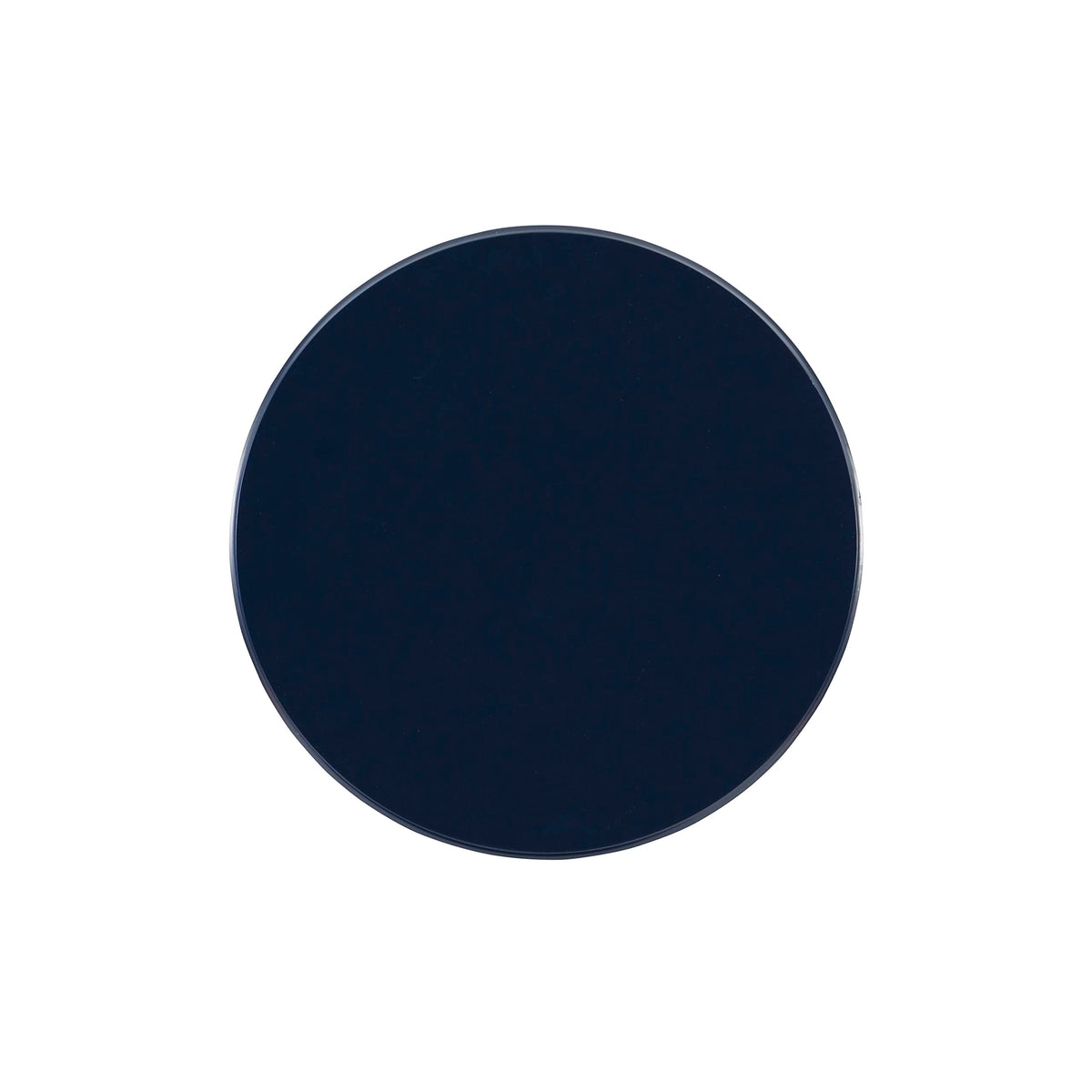 Round Navy Blue Pedestal Accent Table R66375