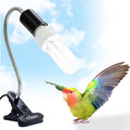 Bird Cage UVB Light Combo Kit 2.4% UVB UVA 20W Compact Fluorescent Bulb P1021
