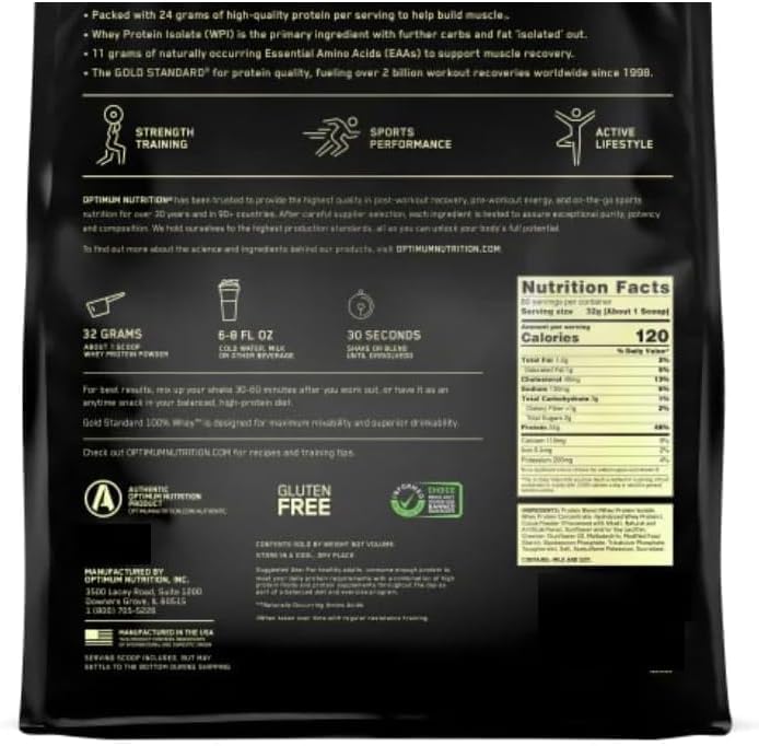 100% Whey Protein Powder, Extreme Milk Chocolate, 5.64 lb H199017