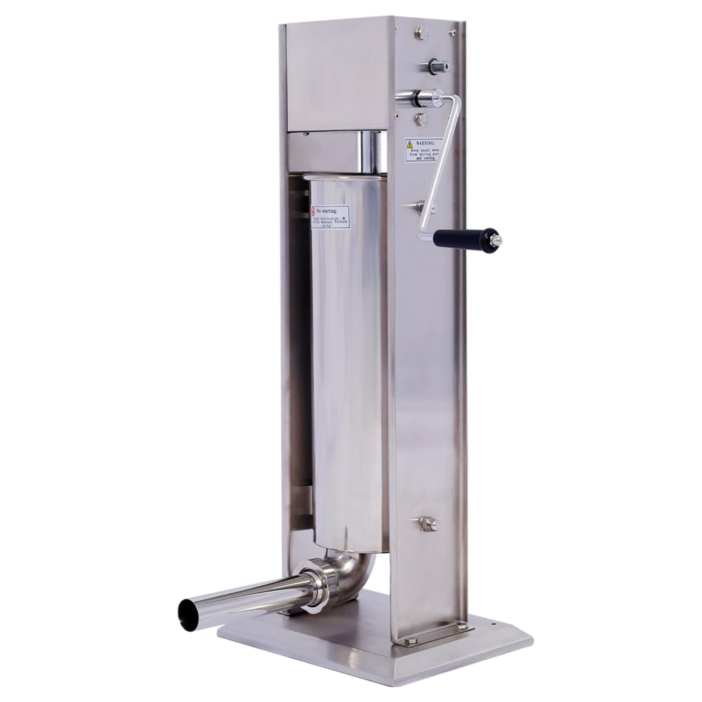 Vertical Stainless Steel Manual Sausage Stuffing Machine with 4 Filling Tubes U205027