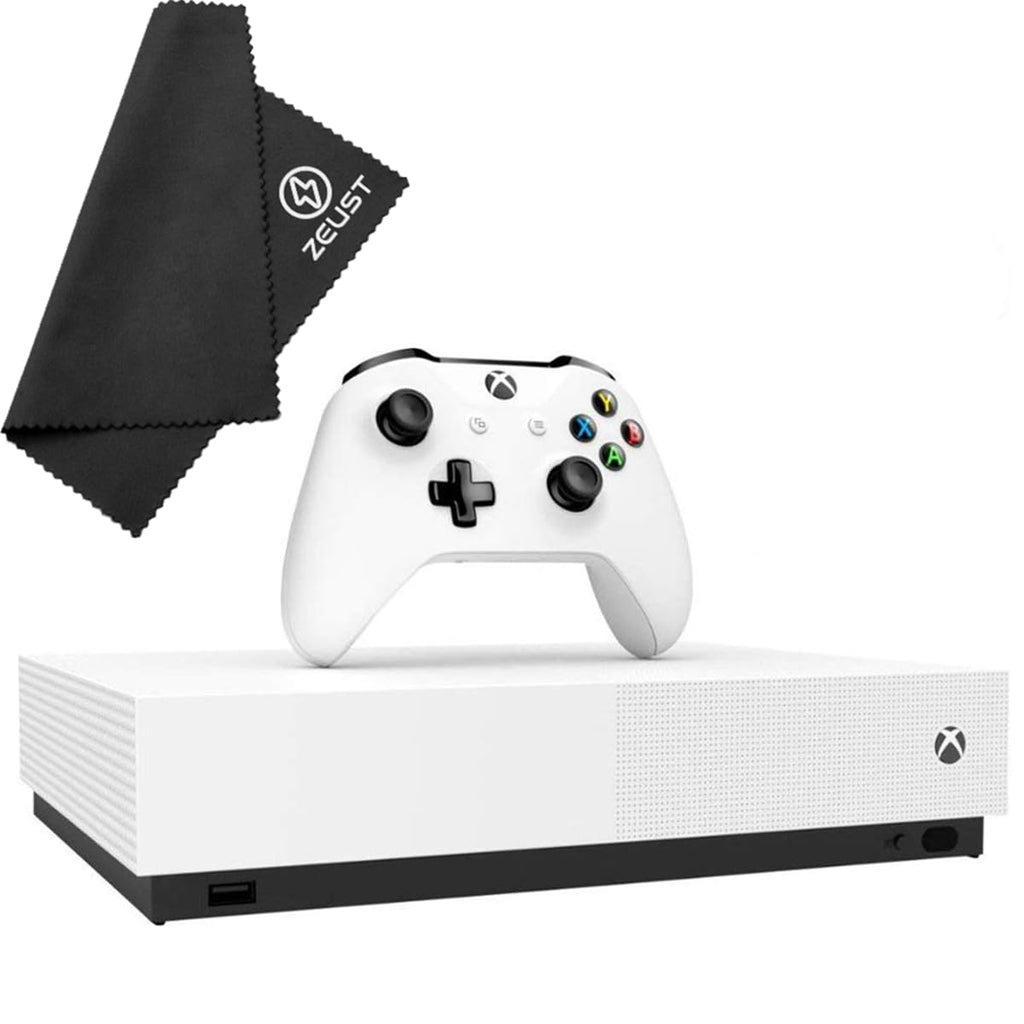 White 1TB All-Digital Console Bundle with Wireless Controller O6176