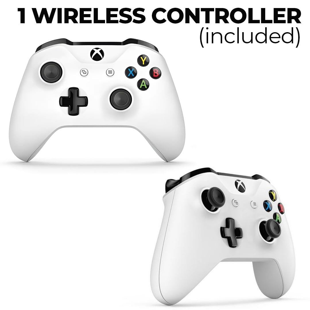 White 1TB All-Digital Console Bundle with Wireless Controller O6176