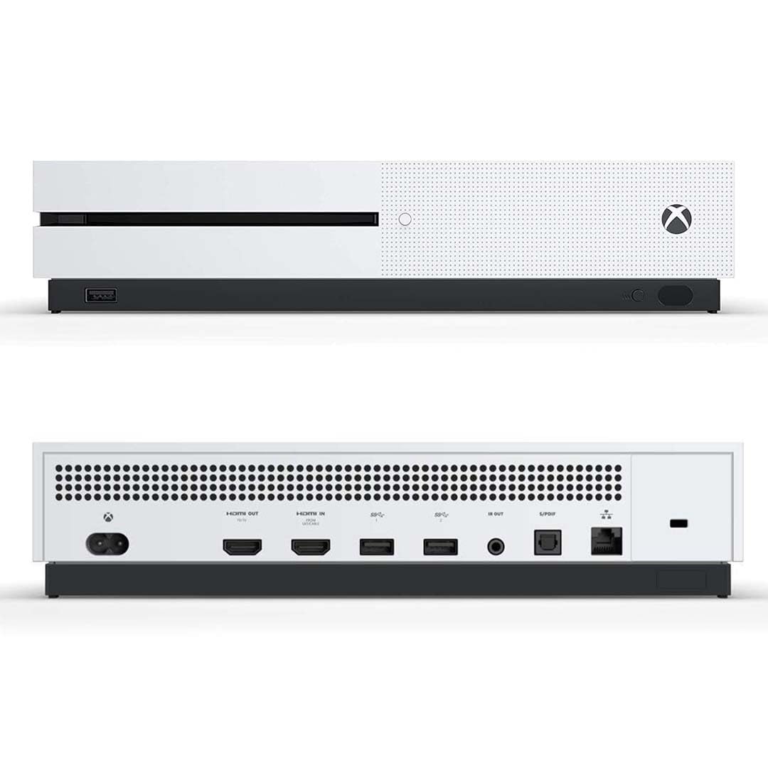 White 1TB All-Digital Console Bundle with Wireless Controller O6176