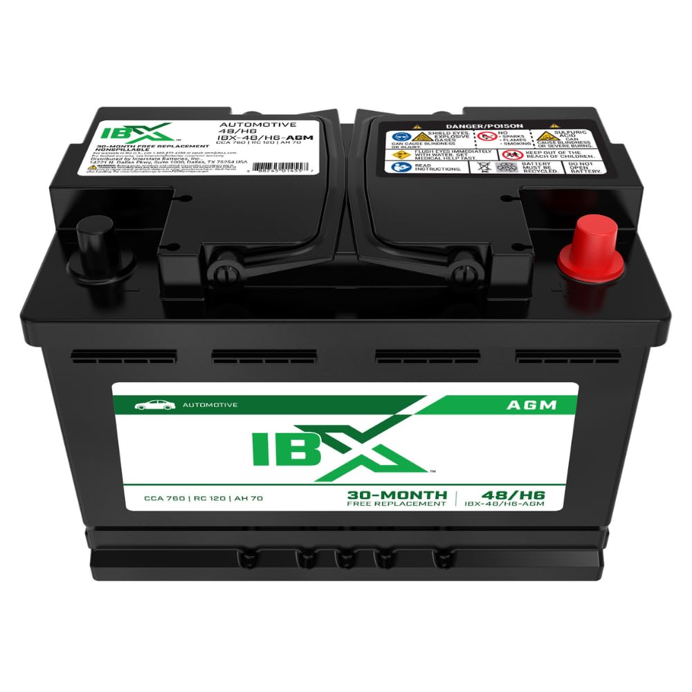 12V 70Ah Group H6 AGM Car Battery U8370