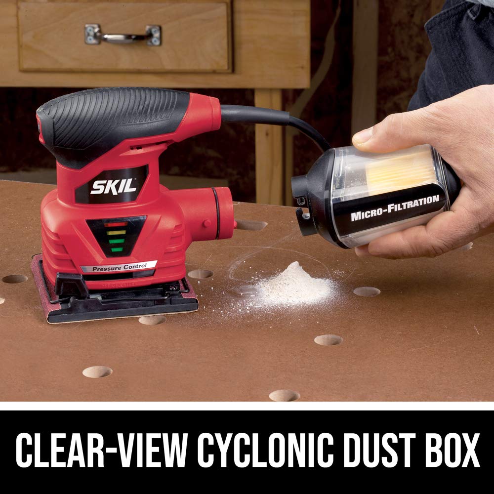 2.0 Amp 1/4 Sheet Palm Sander with Pressure Control N29954