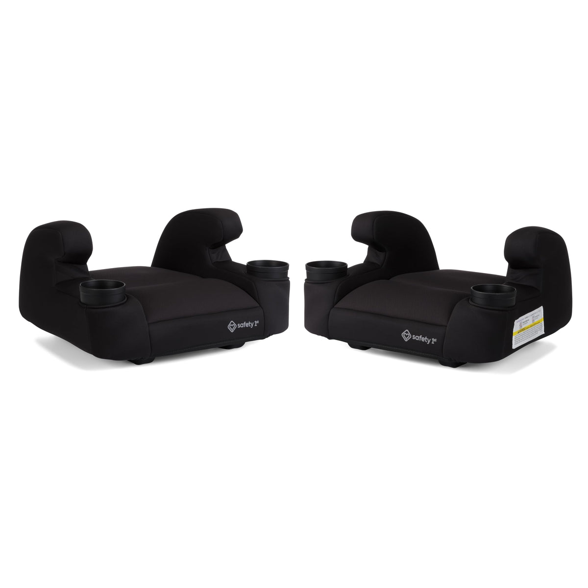 Lightweight Backless Booster Car Seat, 2-Pack, Black X3303