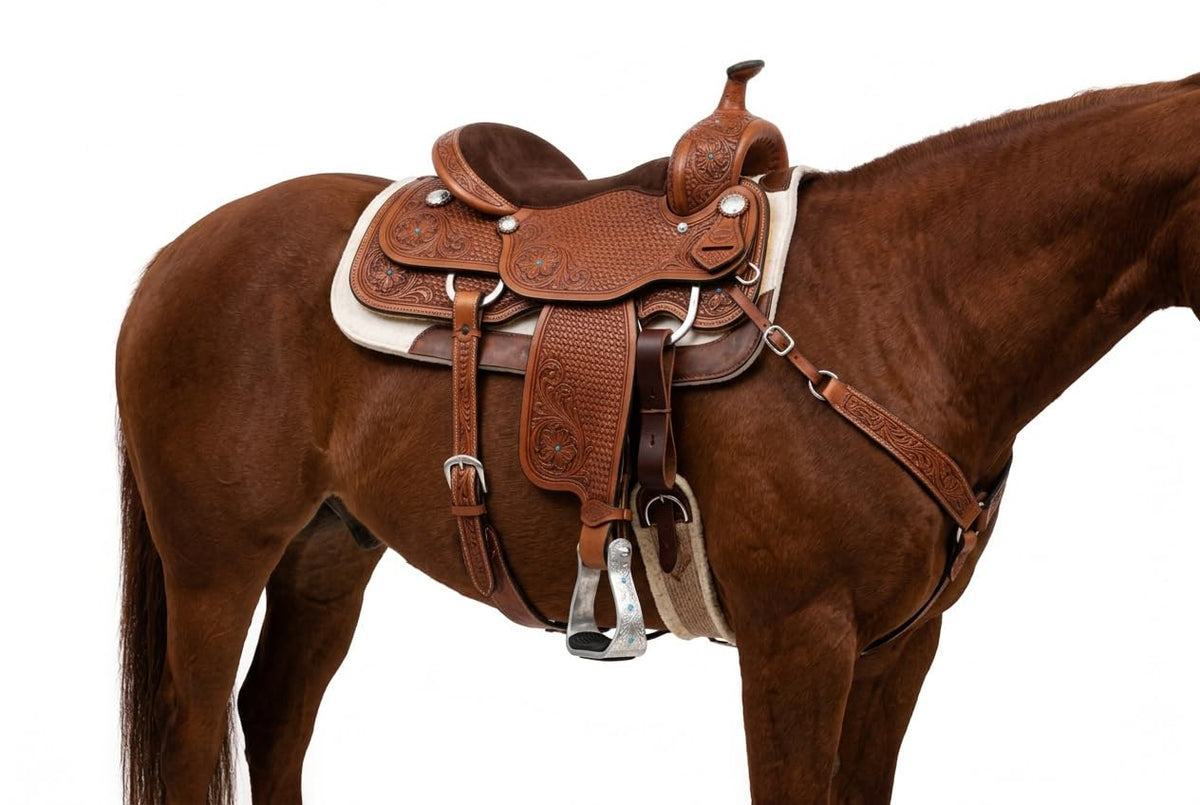 Aluminium Barrel Racing Stirrups with Rhinestones U207