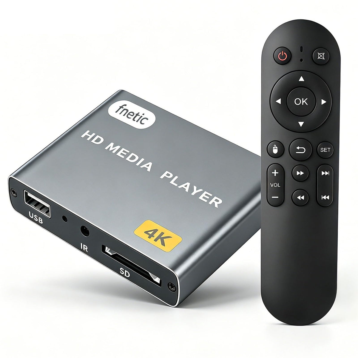 4K Full-HD Media Player with USB/SD Card Slot H384576
