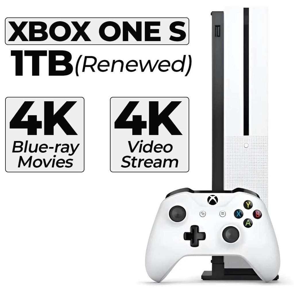 White 1TB All-Digital Console Bundle with Wireless Controller O6176