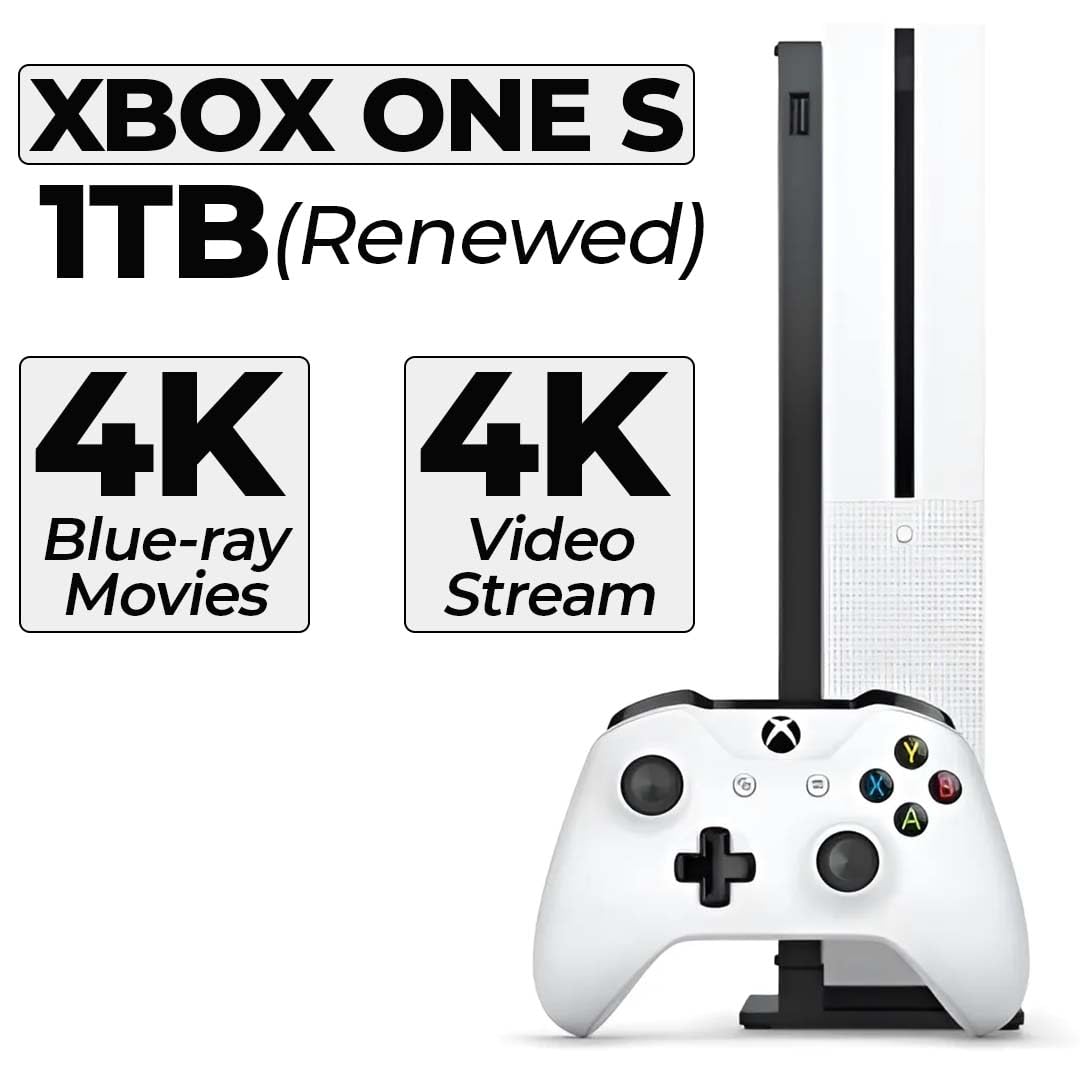 White 1TB All-Digital Console Bundle with Wireless Controller O6176