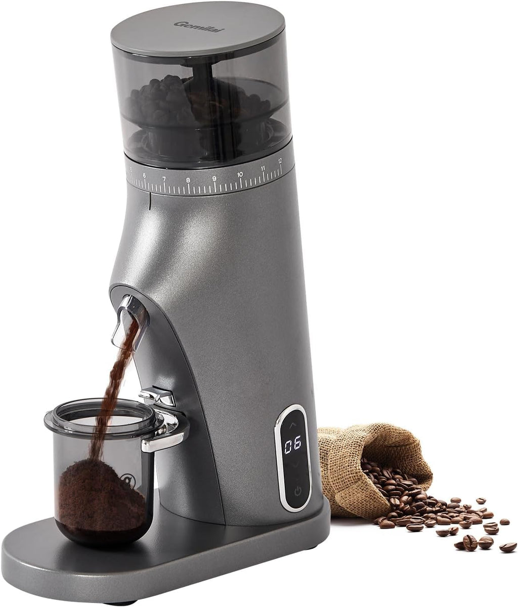 1500W Espresso Machine and Coffee Grinder Bundle with Milk Frother, Black M719