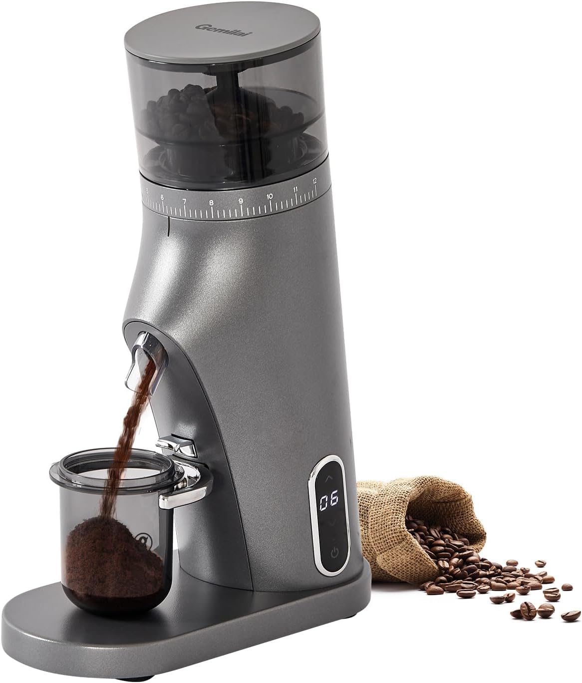 1500W Espresso Machine and Coffee Grinder Bundle with Milk Frother, Black M719