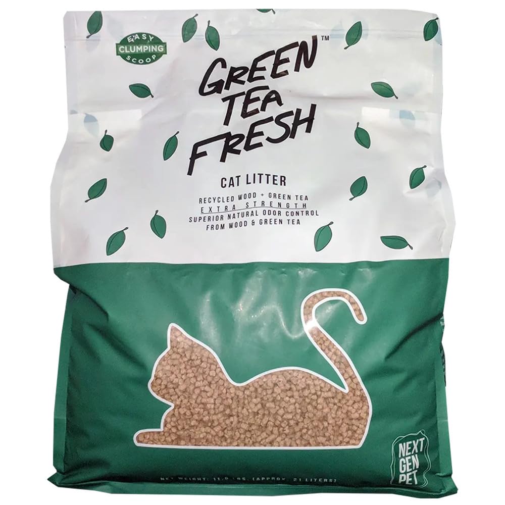 Green Tea Fresh Cat Litter 11.5 lb Bag T629