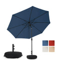 Red Patio Umbrella with Tilt and Crank L18585