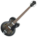 Transparent Black Sunburst Hollowbody Bass D579278
