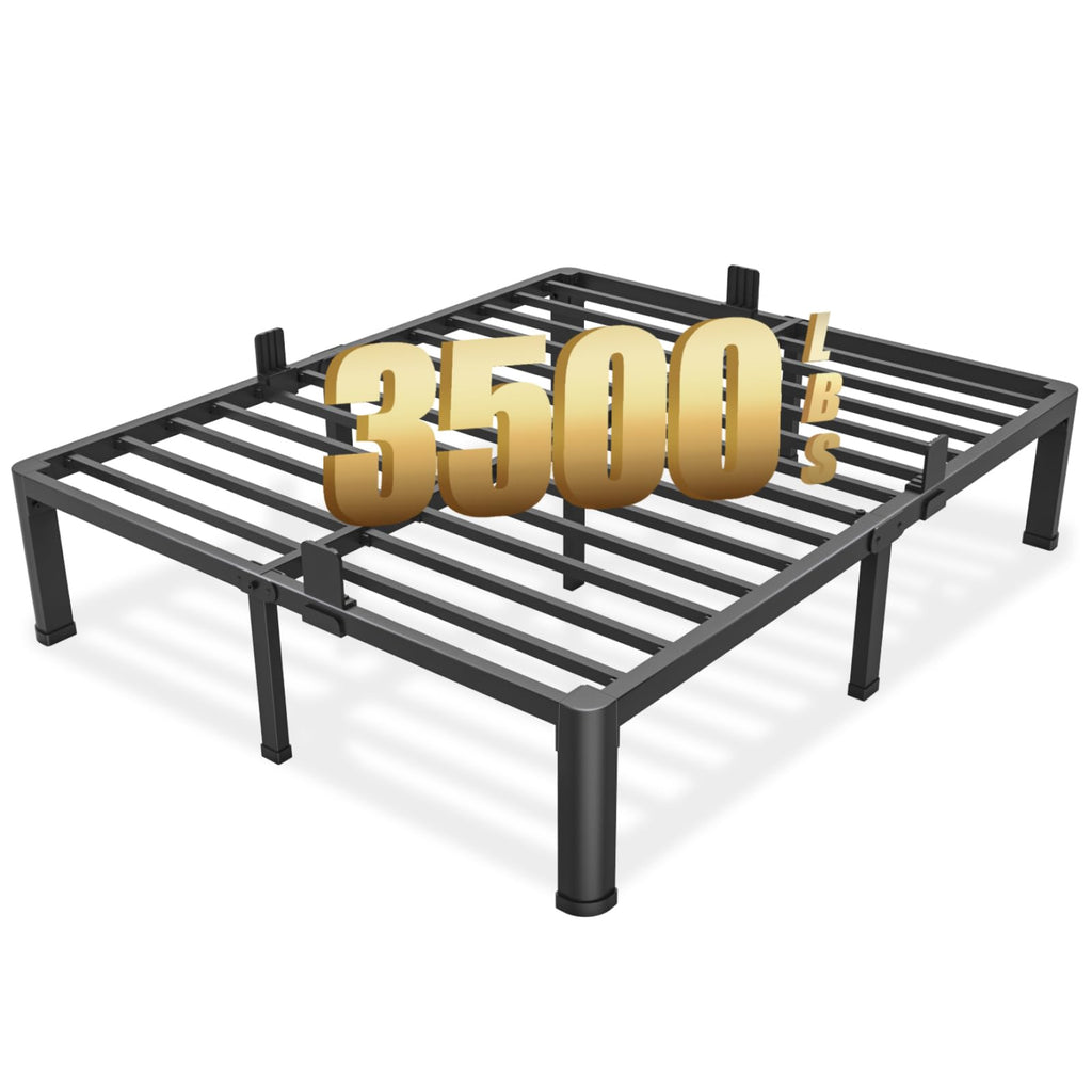 Queen Size 14 Inch Metal Platform Bed Frame L4175