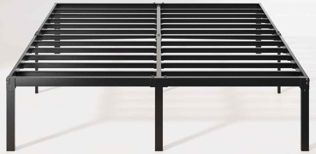 Queen 14 inch Metal Bed Frame with Storage Space F6756