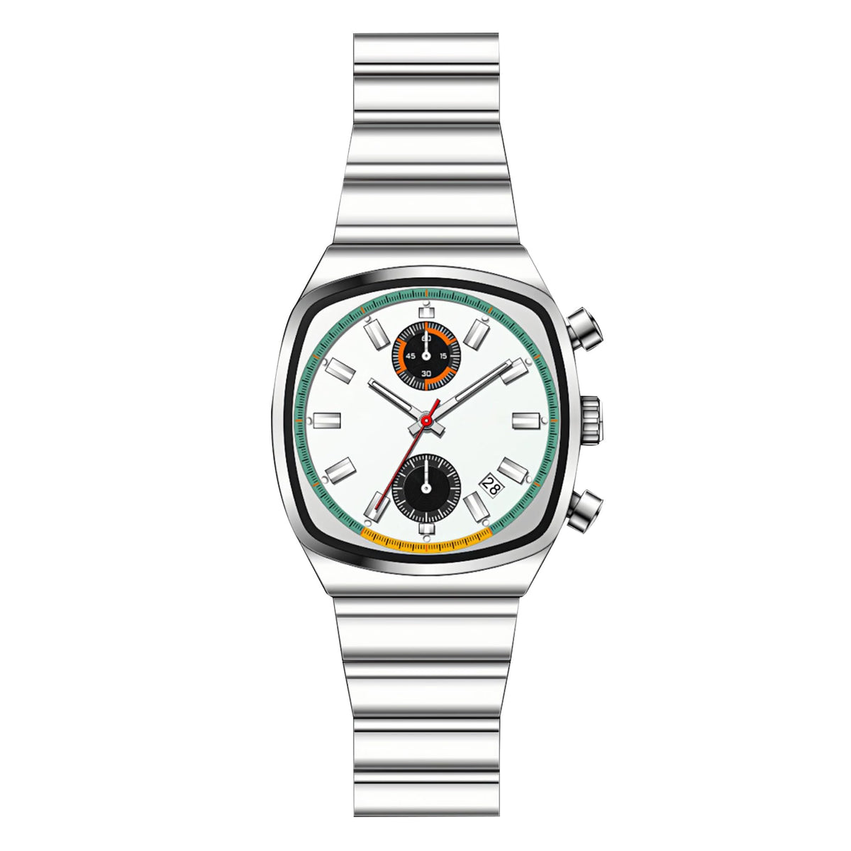 Mens Chronograph Stainless Steel Quartz Watch D244075