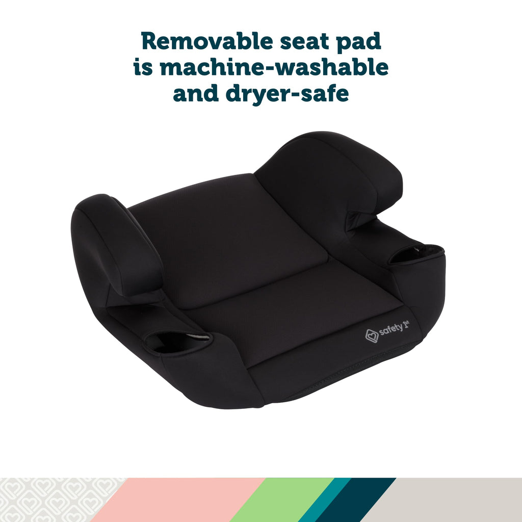 Lightweight Backless Booster Car Seat, 2-Pack, Black X3303