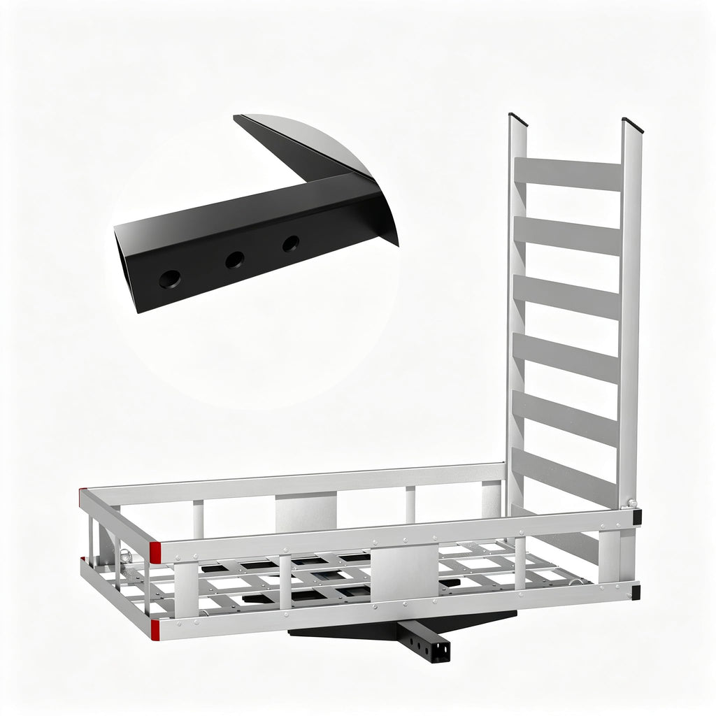 Hitch Cargo Carrier with Folding Ramp M5741