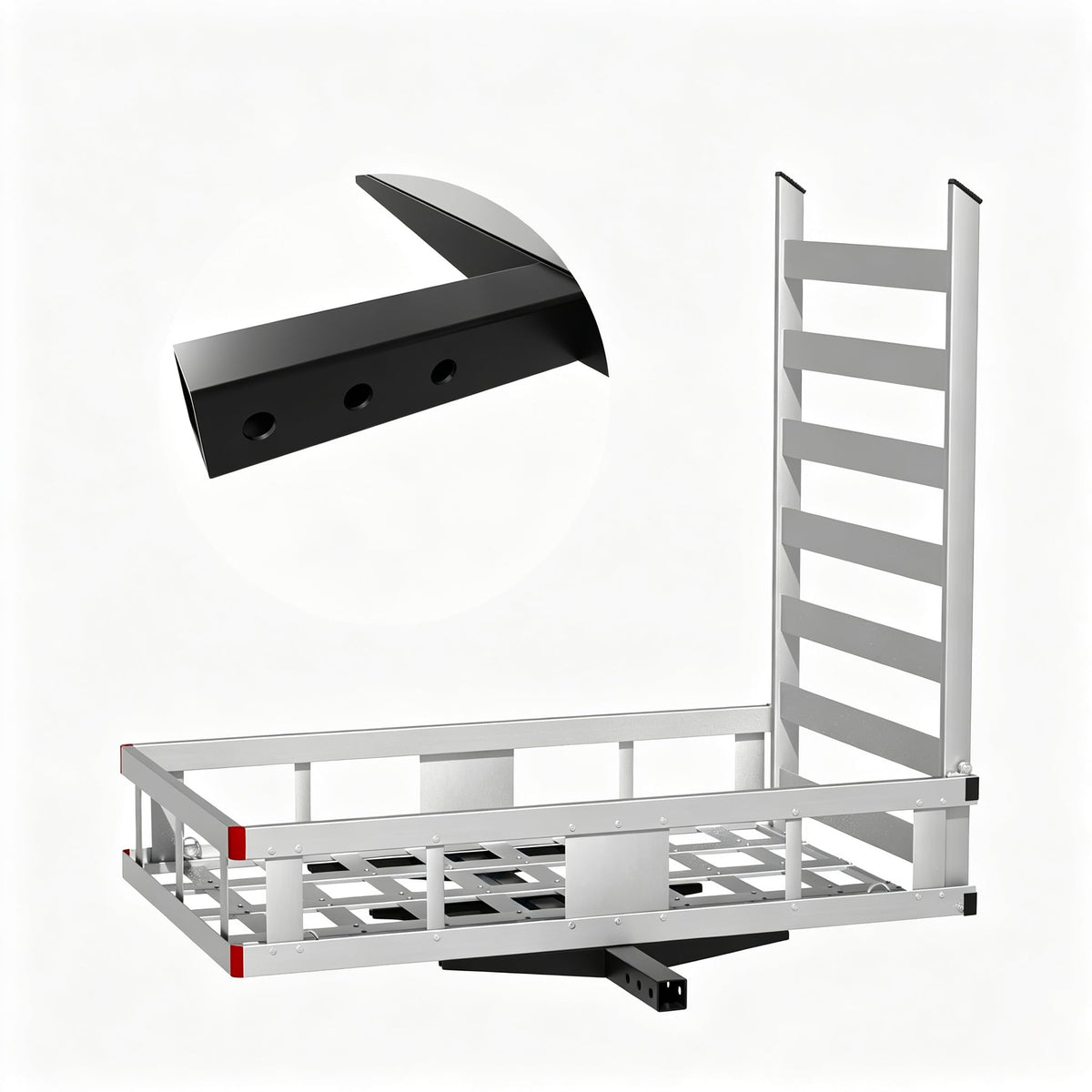 Hitch Cargo Carrier with Folding Ramp M5741