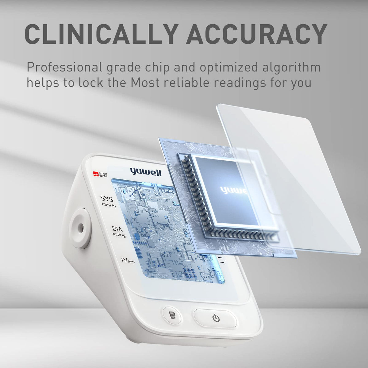 Upper Arm Blood Pressure Monitor with Large Cuff and Large Display E8934