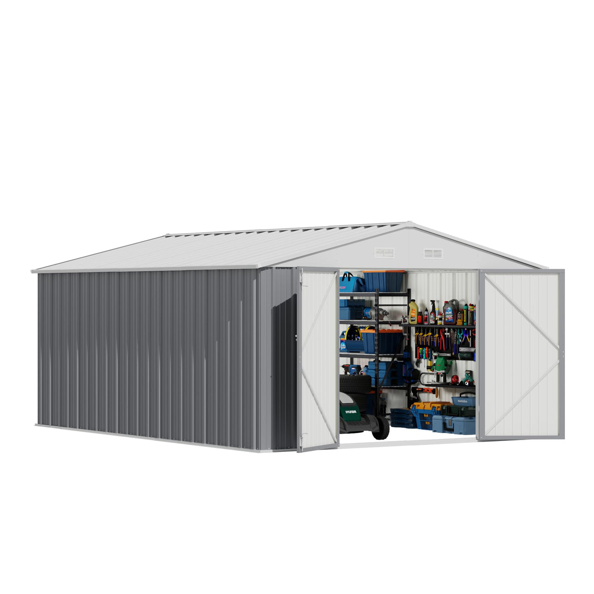 10x14 FT Outdoor Storage Shed M1336