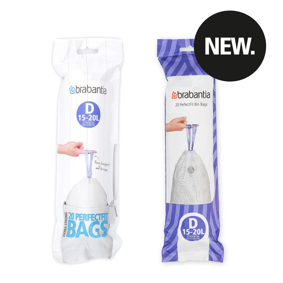 4-5.3 Gal Drawstring Trash Bags M653535