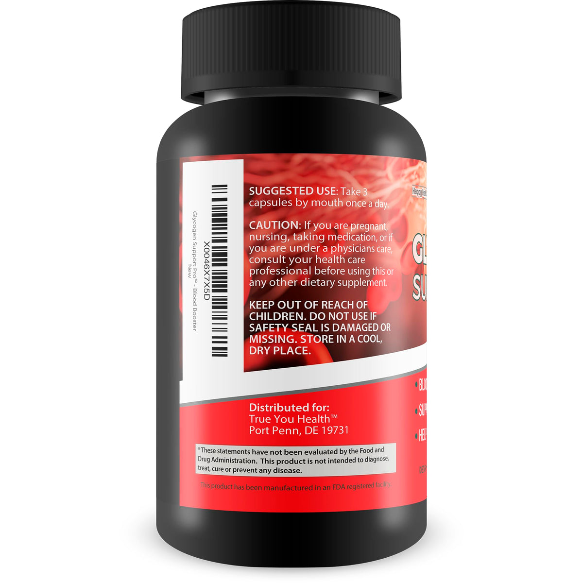 Blood Health Supplements with Magnesium Turmeric Vitamin D Vitamin C Zinc M203