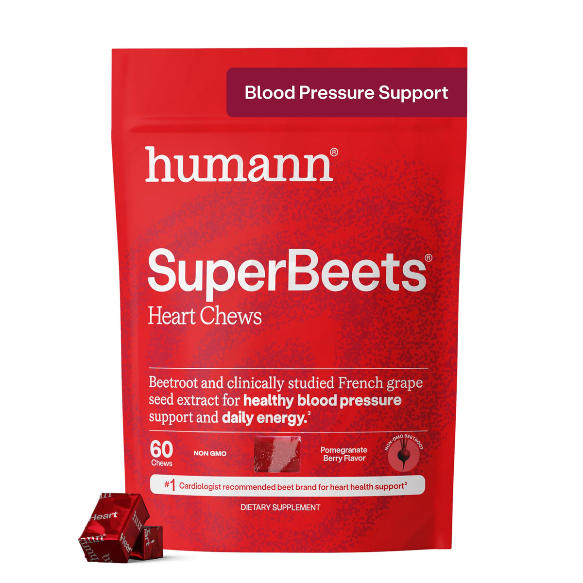 Pomegranate Berry Flavor Chews 60 Ct W90698