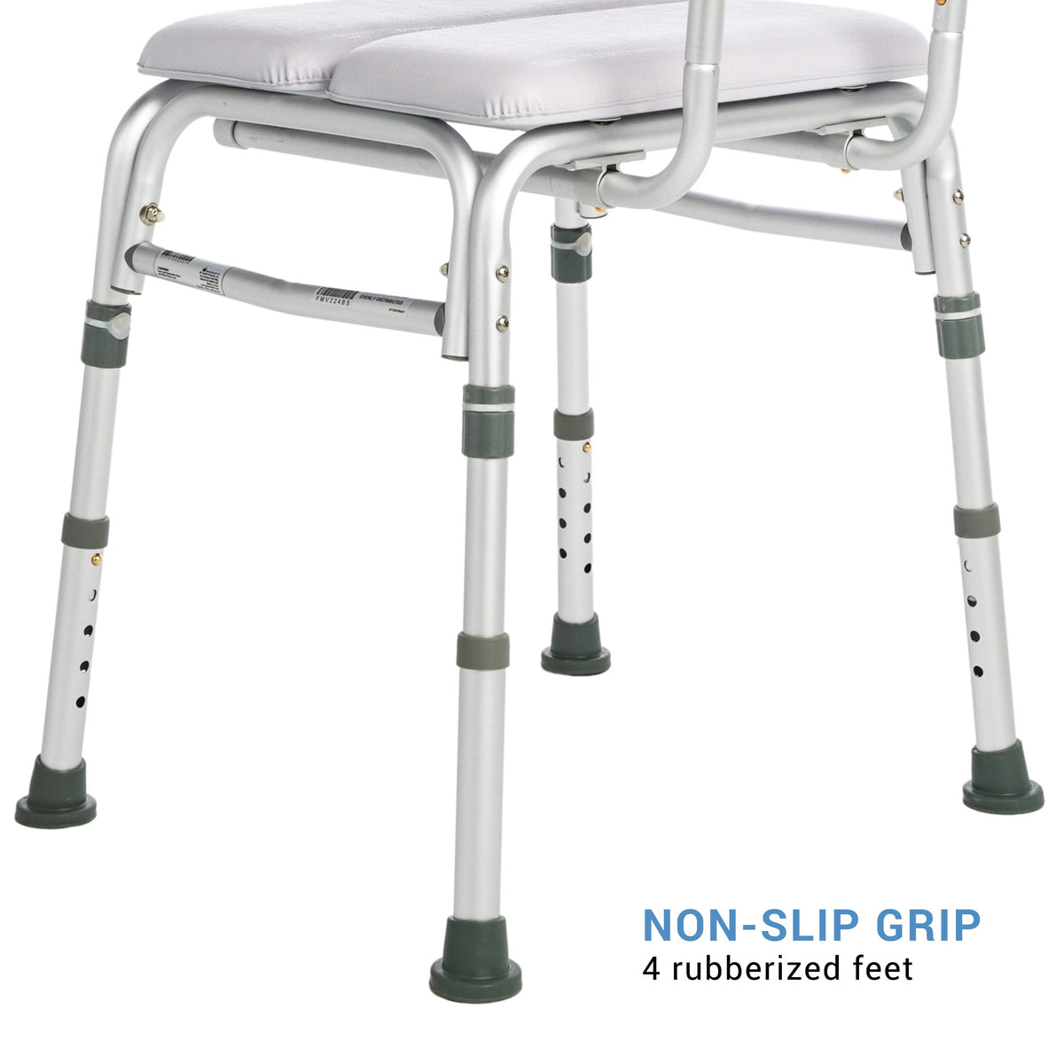 Padded Shower Chair with Backrest X7829