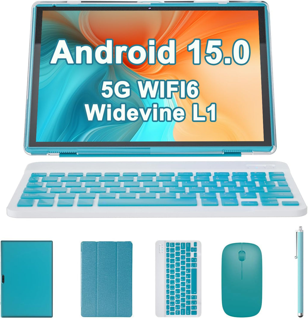 10 inch Android Tablet with Keyboard Case Mouse Stylus Z1265