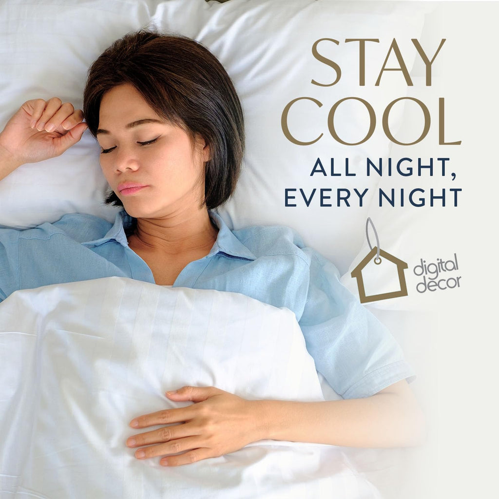 100% Cotton King Size Bed Pillows Set of 2 Z633