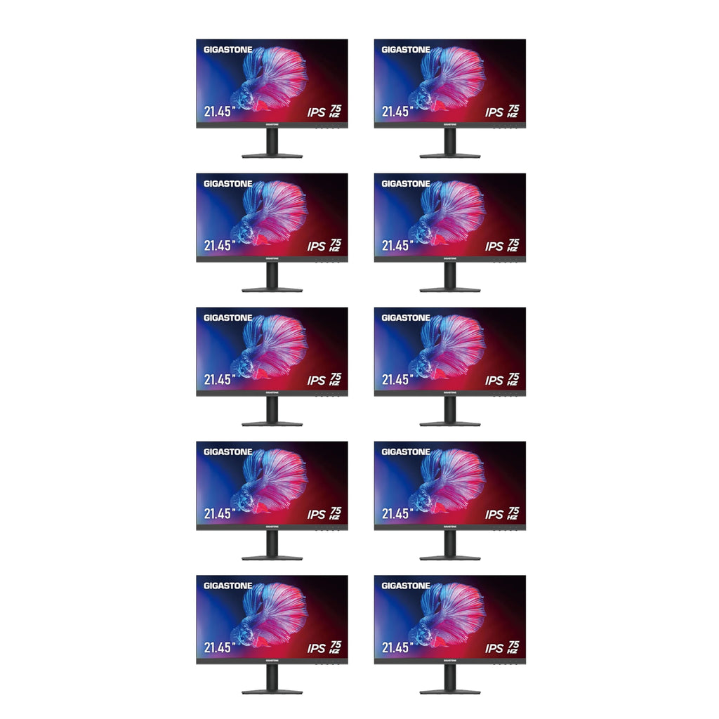 22 inch IPS LED Monitor 10-Pack 75Hz FHD Frameless F9920