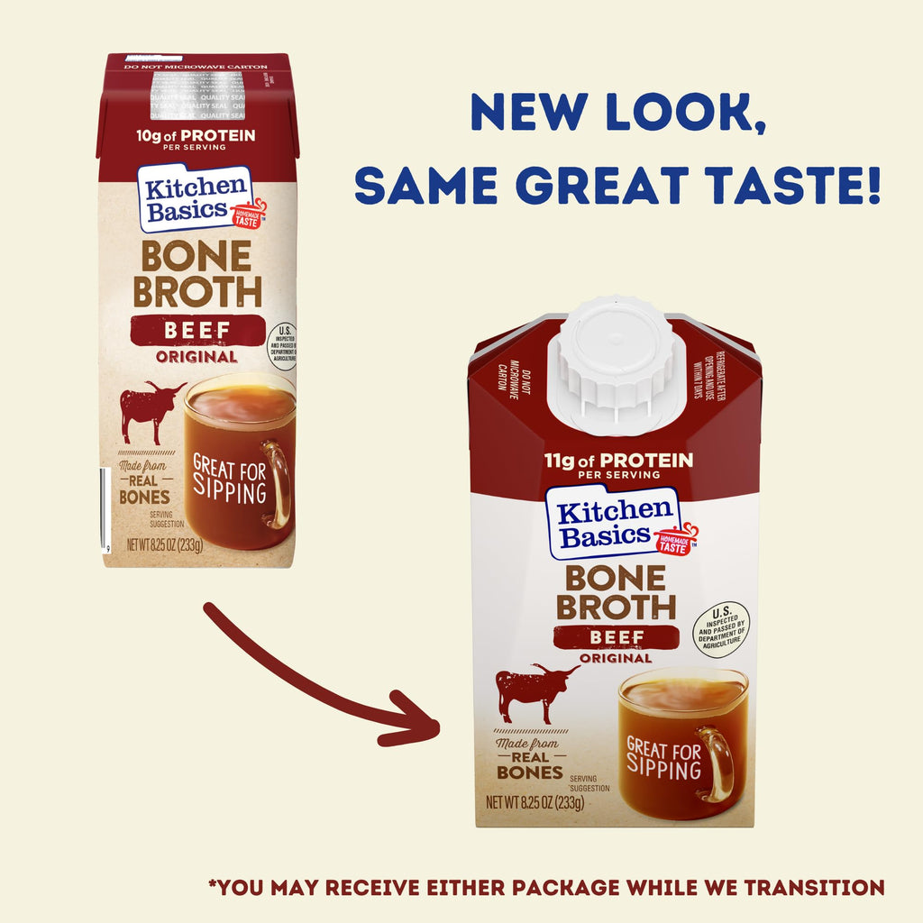 Beef Bone Broth 8.25 oz Carton Pack of 12 I29626