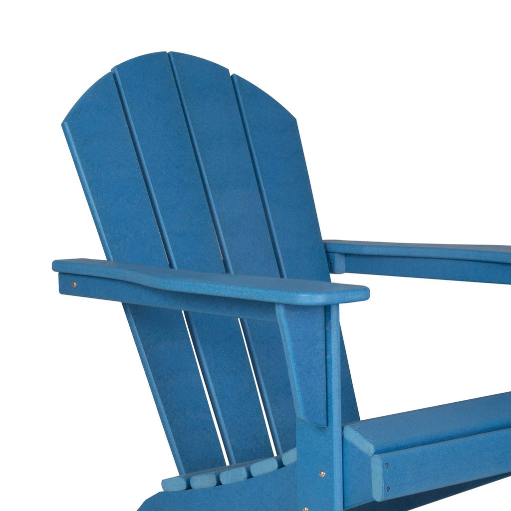 Pacific Blue Poly Adirondack Chair X908