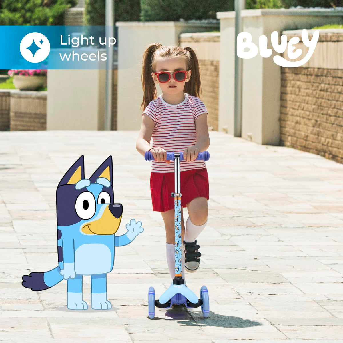 3 Wheel Light Up LED Wheels Kick Scooter L4206