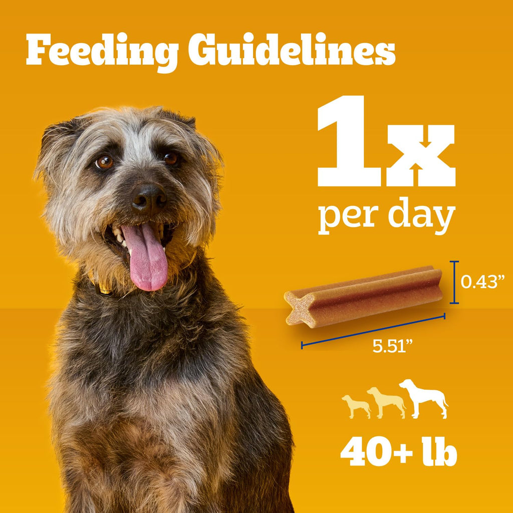 Large Breed Dental Dog Treats, 51 Count W47766