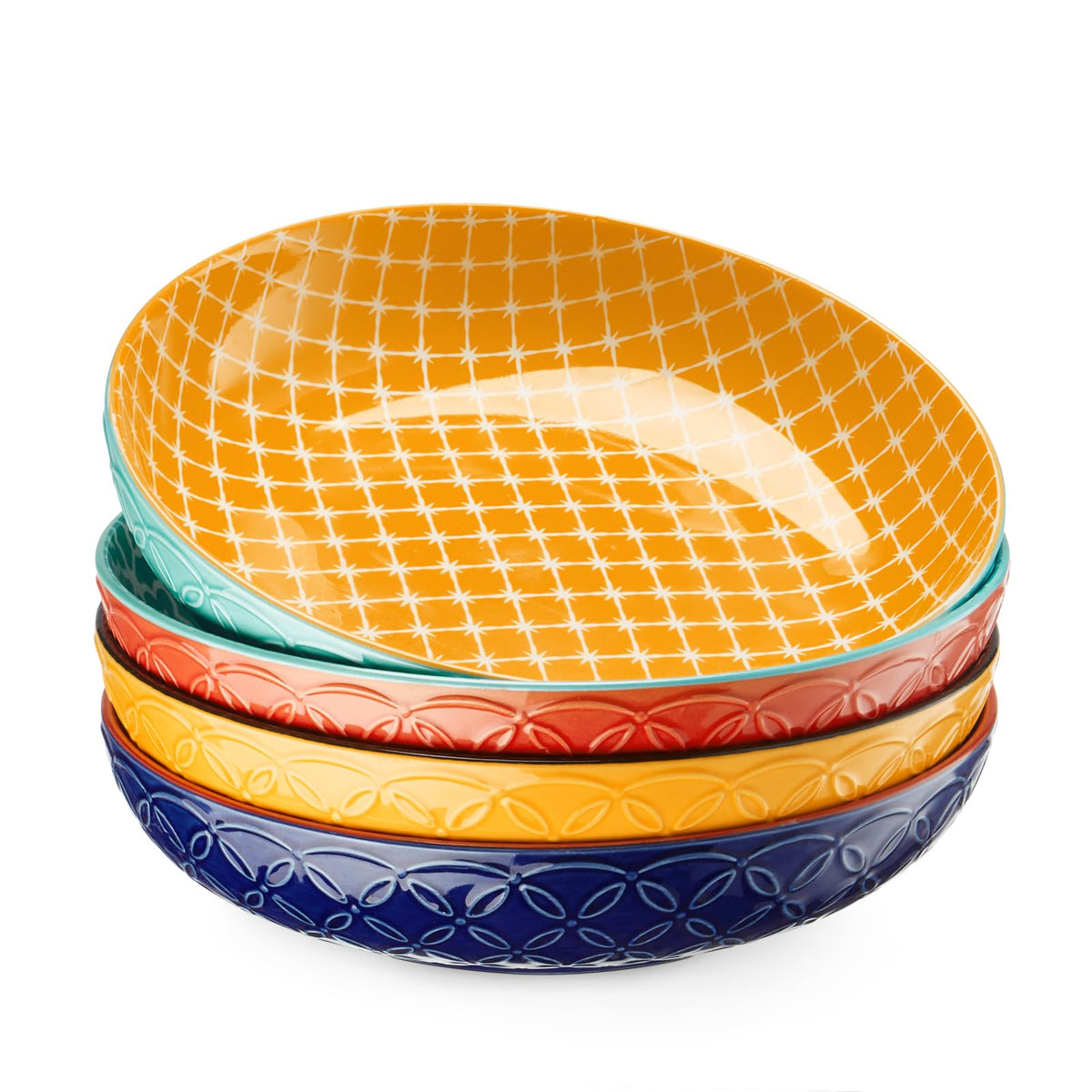 8.5" Porcelain Serving Bowls Set of 4 R71616
