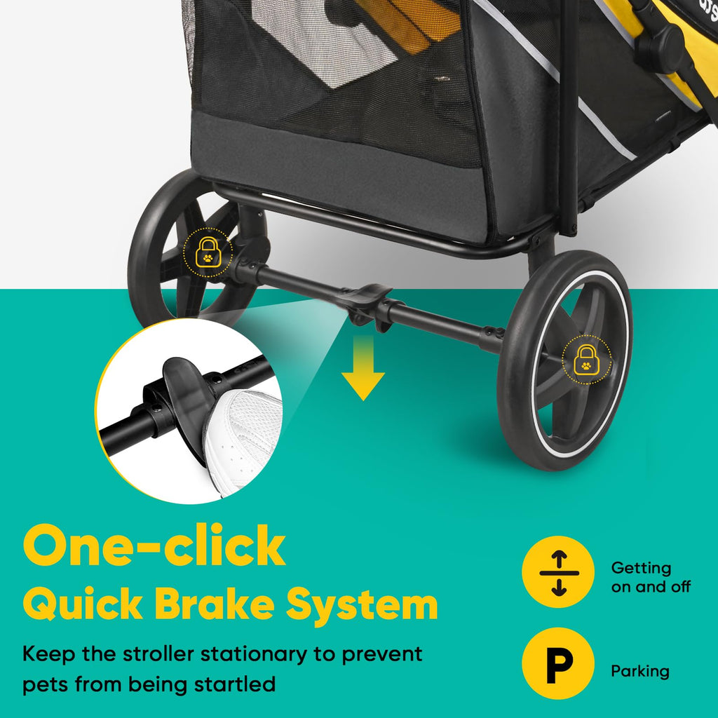 Dog Stroller for Large Medium Dogs up to 80 lbs E44397
