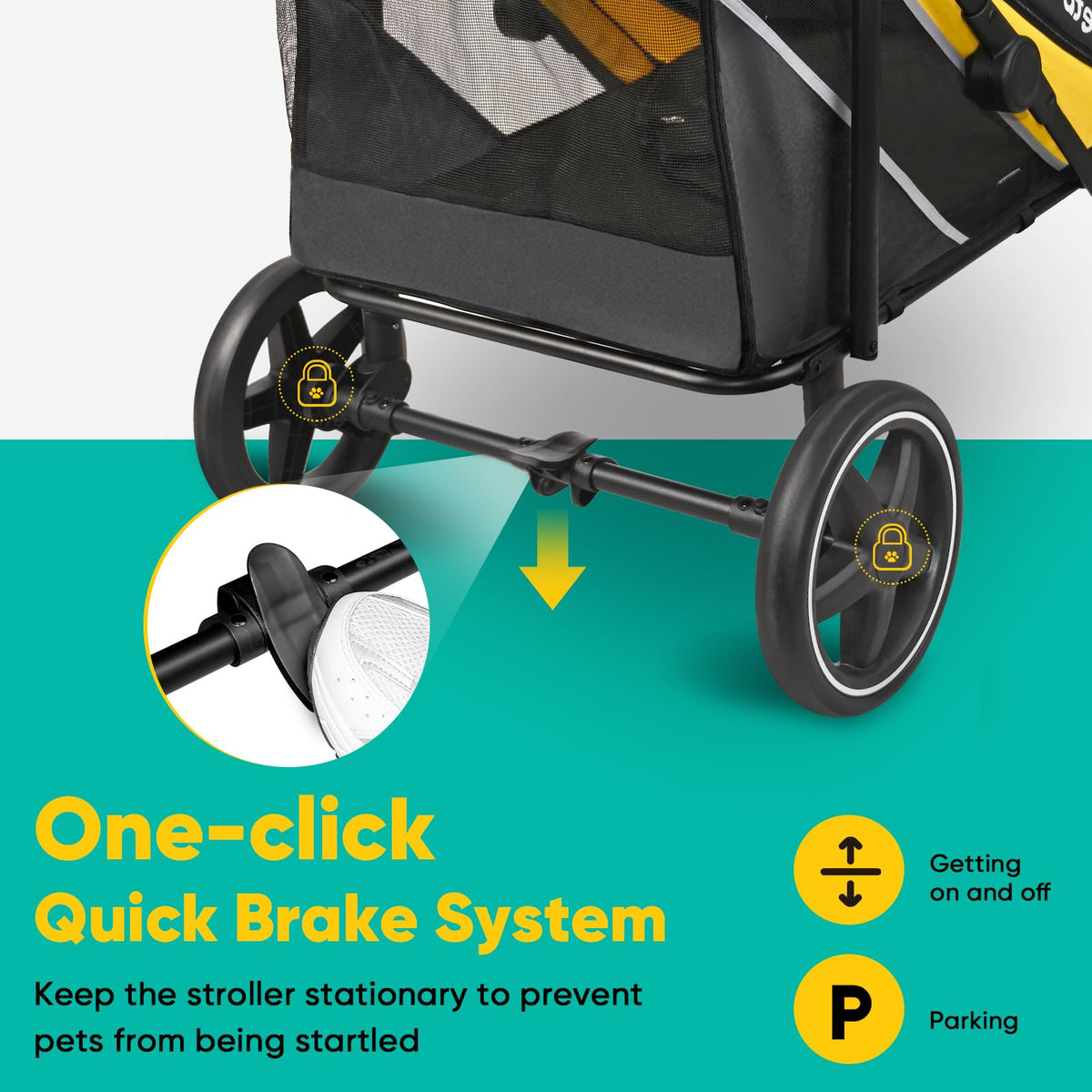 Dog Stroller for Large Medium Dogs up to 80 lbs E44397
