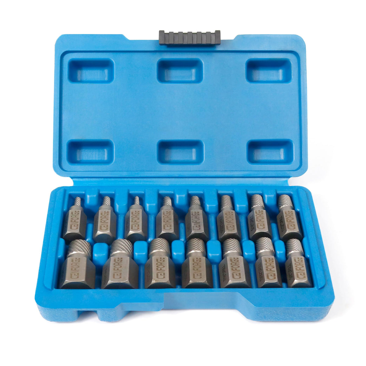 15 Pc Hex Head Screw Extractor Set Chrome Molybdenum Steel L219003