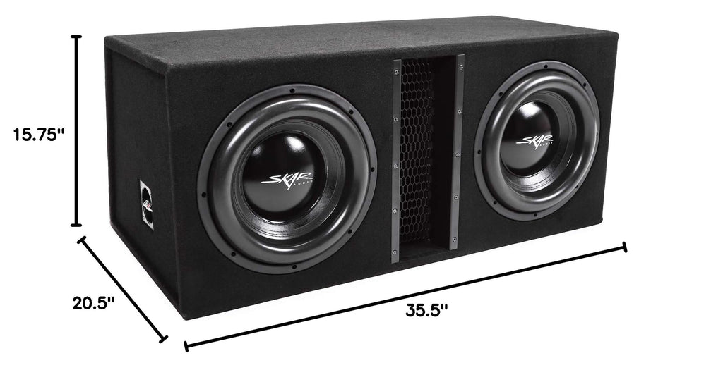 Dual 12" Vented Subwoofer Enclosure E151771