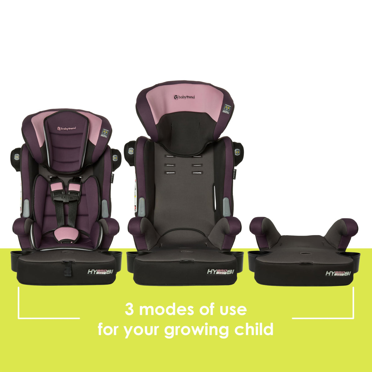 3-in-1 Booster Seat with Adjustable Headrest R798049