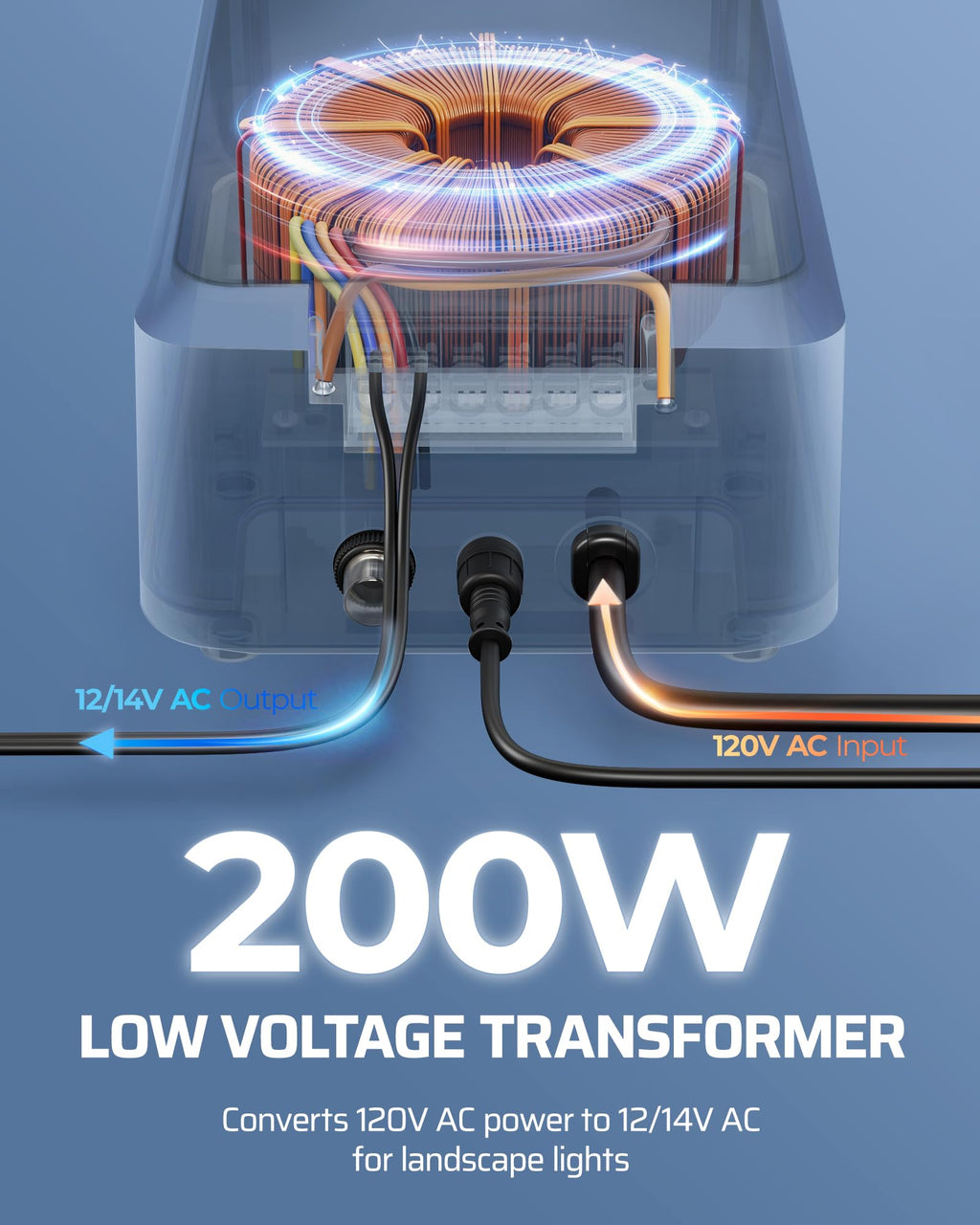 200W Outdoor Low Voltage Transformer P229